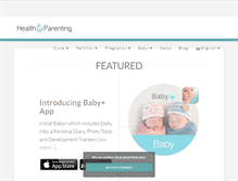 Tablet Screenshot of health-and-parenting.com